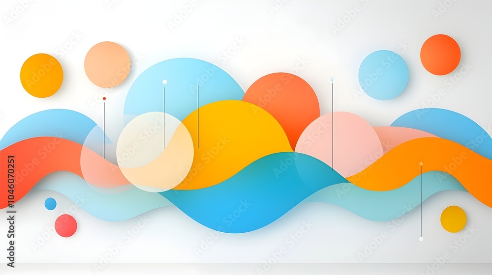 Poster Flowing arcs and subtle gradients merge to create a minimalist abstract background evoking a sense of motion and modern simplicity  This digital artwork features a clean