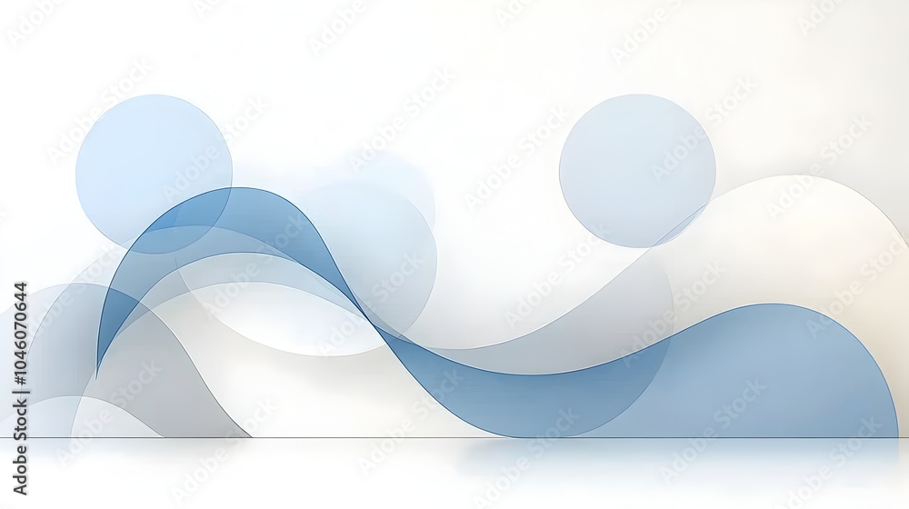 Poster Elegant and Minimalist Abstract Design Featuring Soft Arcs and Flowing Gradient Layers Creating a Seamless and Visually Striking Background for a Variety of Purposes