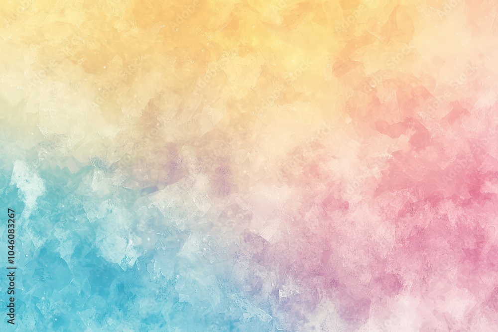 Poster colorful gradient background with soft tones blending seamlessly.