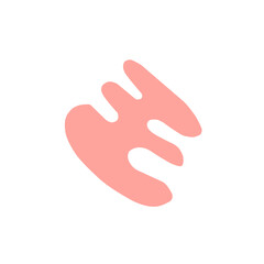 Obraz premium wiggly abstract shape elements