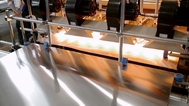 Process of applying protective coating to sheet of metal, which is subsequently employed in construction of building walls and ceilings for cladding purposes.