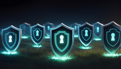 Data breach protection, the ground to block a hacker's attempt to steal information. generative ai.