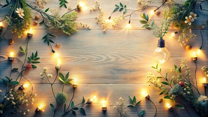 Whimsical flat lay soft illumination engaging visuals Silhouette