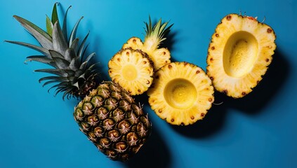 pineapple with slices