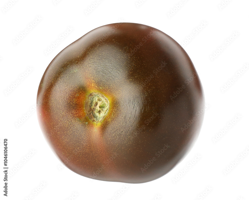 Canvas Prints One fresh ripe tomato isolated on white