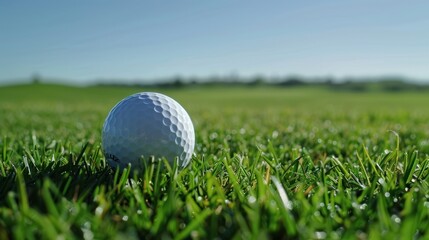 Obraz premium Golf Ball on Green