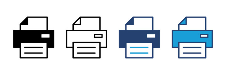 Print icon vector. printer icon vector.