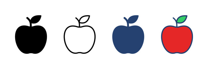 Apple icon vector. Apple vector icon. apple symbols for your web design.
