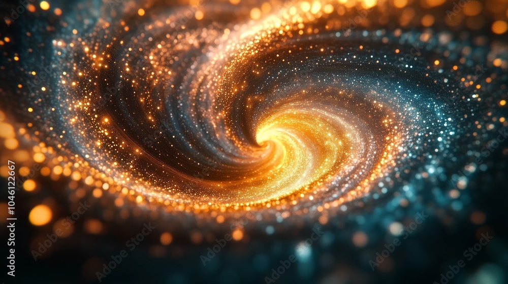 Aufkleber strands of code, swirling and evolving, forming complex geometric patterns that rise like a double h