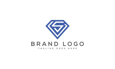 letter CS logo design vector template design for brand.