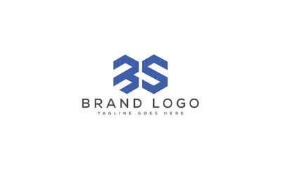 Obraz premium letter BS logo design vector template design for brand.