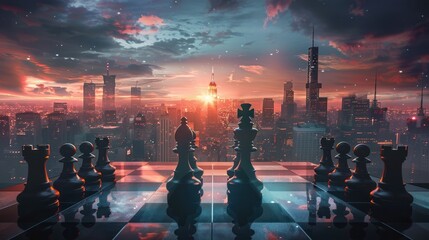 Chessboard Cityscape