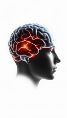 Obraz premium Educational psychology isolated with white highlights, png