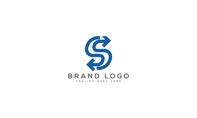 letter S logo design vector template design for brand.