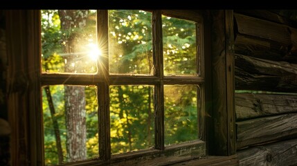 Sunlight Through a Window