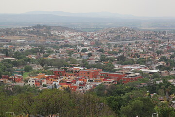 Fototapeta premium panoramic view of old town San Miguel de Allende, Mexico