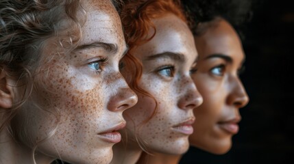 Obraz premium Empowered Women: Diverse Ages, Nationalities, and Religions United for Equality and Feminism