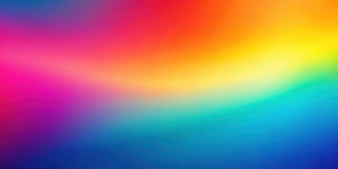 Abstract Gradient Background Featuring a Smooth Transition from Vibrant Purple to Saturated Yellow and Finally a Calm Blue