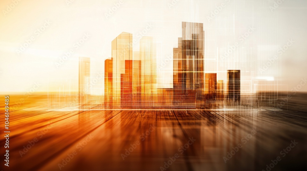 Aufkleber exploring the future a high-tech business environment where digital innovation and scalable solution