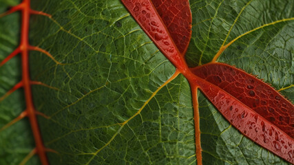 close up of a leaf