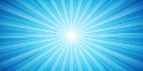 Abstract Blue Radial Gradient with Bright White Center