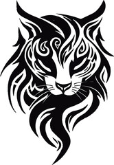 Obraz premium tiger tattoo design