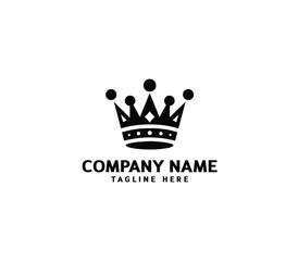 Vector abstract crown logo design. kings crown vector logo. Modern element sign. Royal luxury symbol