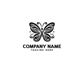 Vector Butterfly logo design. Butterfly symbol signs. creative abstract butterfly logotype design