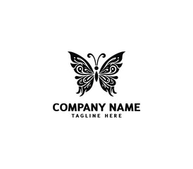 Fototapeta premium Vector Butterfly logo design. Butterfly symbol signs. creative abstract butterfly logotype design