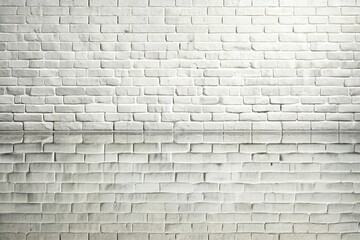 Obraz premium white brick wall and white cement light wall reflected in a mirrored surface