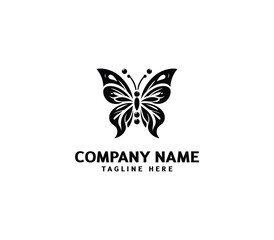 Fototapeta premium Vector Butterfly logo design. Butterfly symbol signs. creative abstract butterfly logotype design