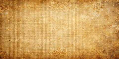 Obraz premium A Vintage, Textured Paper Background with a Subtle Geometric Pattern and Worn Edges
