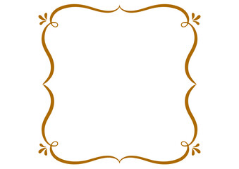 インド風の飾りフレーム。ベクターデータ。