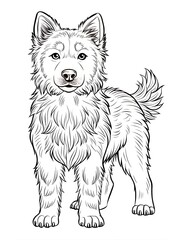 Naklejka premium Adorable animals starting with the letter A in a fun, creative style for coloring books