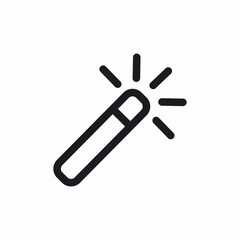 magic wand icon sign vector