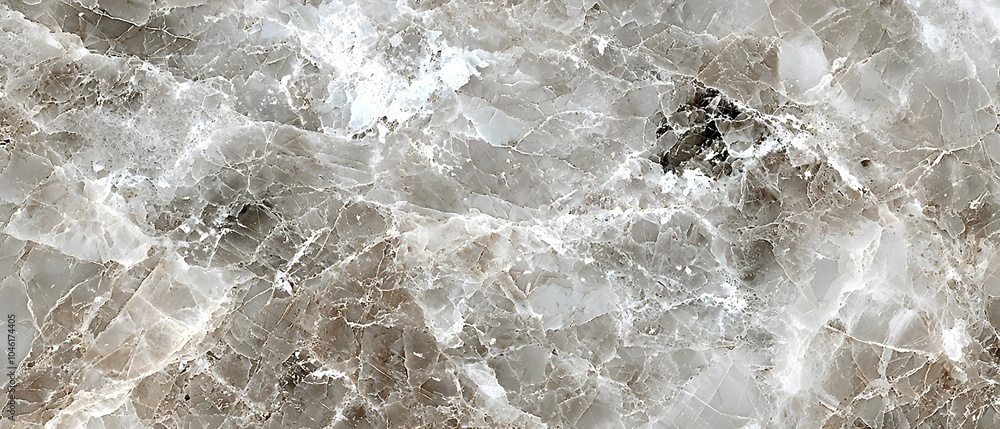 Poster close-up view of a gray marble surface showcasing intricate patterns and textures, perfect for inter