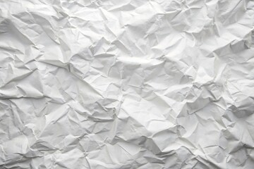 Obraz premium White crumpled paper texture background perfect for design projects or backgrounds