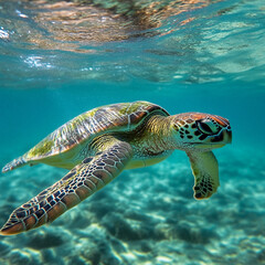 Fototapeta premium Sea turtle