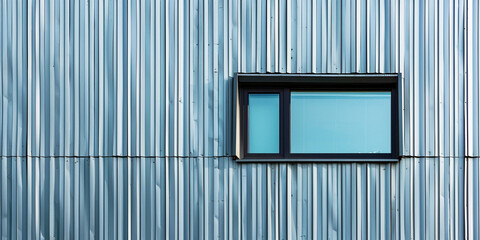 a window on a building, Glass Window Framed by Modern Architecture, 