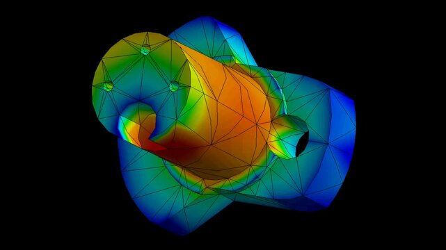 Mechanic simulation engineering - Stress and breakpoint analysis of Metal coupling under force and moment conditions