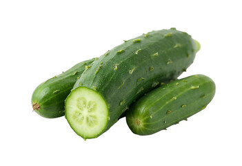 cucumber isolated on white background