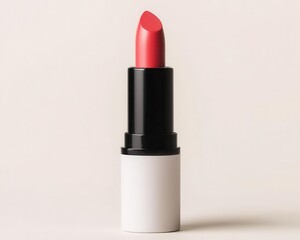 Obraz premium Ecofriendly, natural lipstick in a minimalist tube, designed for a clean and elegant makeup routine