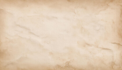 Obraz premium Dirty Old Paper. Sepia Rustic Texture. Cream Tan Backdrop. History Paper Grunge. Old Paper Stain.