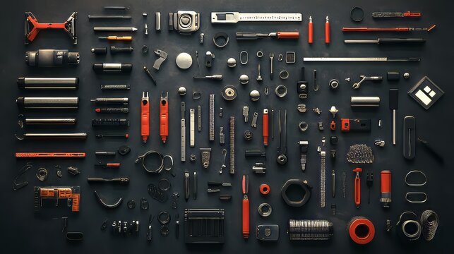 The right tools will make things easier for you, emphasizes the efficiency and productivity brought by smart tools. productivity tools. Ultra realistic. Photorealistic