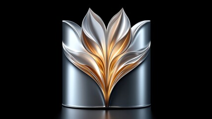 Silver Lotus Glows In Dark