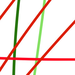 Red green lines abstract backdrop