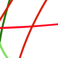Red green lines abstract backdrop