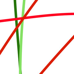 Red green lines abstract backdrop