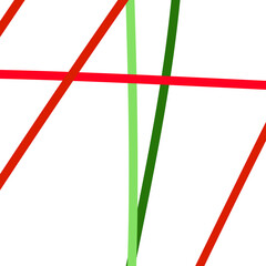 Red green lines abstract backdrop