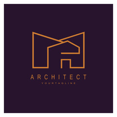 house logo design for architectural buildings vector construction